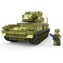 Load image into Gallery viewer, 846PCS Military WW2 HQ-17 Air Defense Missile System Tank Figure Model Toy Building Block Brick Gift Kids Compatible Lego
