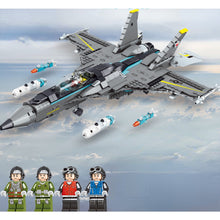 Load image into Gallery viewer, 955PCS Military WW2 Hornet F/A-18 Strike Air Fighter Aircraft Figure Model Toy Building Block Brick Gift Kids Compatible Lego
