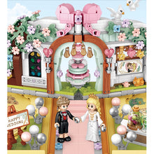 Load image into Gallery viewer, 718PCS MOC Love Wedding Romantic Book Model Figures Toy Building Block Brick Gift Set
