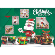 Load image into Gallery viewer, 390PCS MOC Christmas Santa Reindeer Car Model Building Block Brick Toy Gift Set Kids New Compatible Lego
