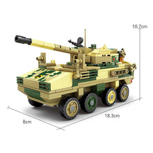 Load image into Gallery viewer, 372PCS MOC Military WW2 STI 8x8 LAV Assault Vehicle Tank Figure Model Toy Building Block Brick Gift Kids
