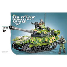 Load image into Gallery viewer, 479PCS Military WW2 Type 99A Main Battle Tank Figure Model Toy Building Block Brick Gift Kids Compatible Lego
