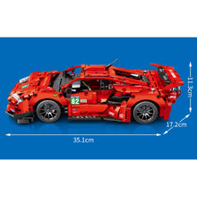 Load image into Gallery viewer, 1374PCS MOC Technic Speed 488 Super Racing Sports Car Model Toy Building Block Brick Gift Kids Compatible Lego 1:14

