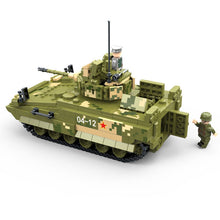 Load image into Gallery viewer, 752PCS Military WW2 ZBD-04 Infantry Fighting Combat Vehicle Figure Model Toy Building Block Brick Gift Kids Compatible Lego
