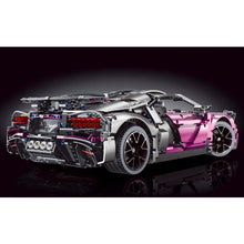 Load image into Gallery viewer, 3728PCS MOC Technic Large Purple Bugitti Veyron Super Racing Sports Car Model Toy Building Block Brick Gift Kids Compatible Lego 1:8
