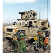 Load image into Gallery viewer, 418PCS Military WW2 M-ATV MRAP Armored Car Vehicle Figure Model Toy Building Block Brick Gift Kids Compatible Lego
