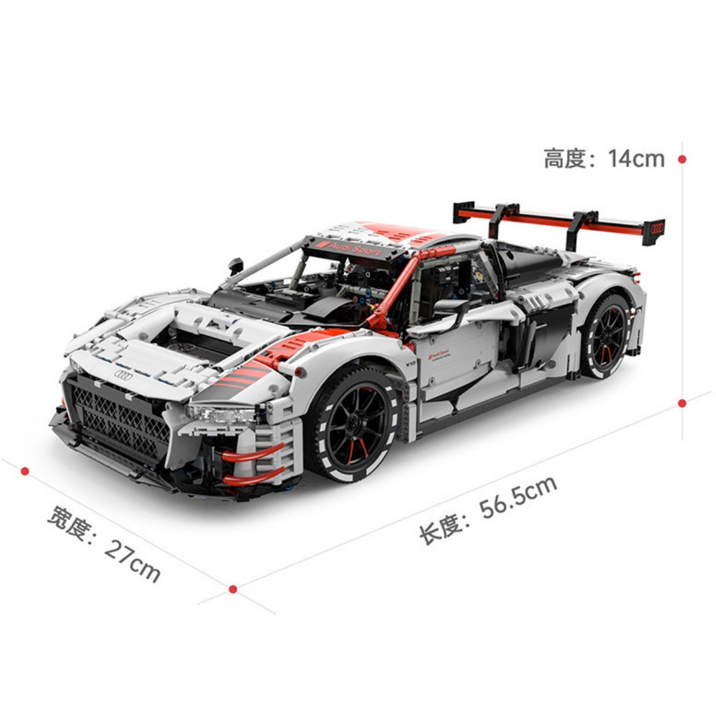 AUDIO Technics Sports Car for Lego Audi R8, Technics Racing Car Building  Bricks, Compatible with Lego Technic, 1435 Pcs, 14x6.2x4 inches