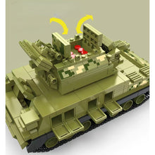 Load image into Gallery viewer, 846PCS Military WW2 HQ-17 Air Defense Missile System Tank Figure Model Toy Building Block Brick Gift Kids Compatible Lego
