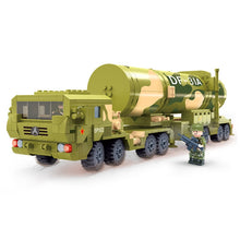 Load image into Gallery viewer, 782PCS Military WW2 DF-31 CSS-10 Intercontinental Ballistic Missile Truck Figure Model Toy Building Block Brick Gift Kids Compatible Lego
