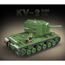 Load image into Gallery viewer, 1180PCS Military WW2 KV-2 Heavy Tank Figure Model Toy Building Block Brick Gift Kids Compatible Lego
