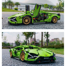 Load image into Gallery viewer, 1254PCS Technic Sian Super Racing Sports Car Model Toy Building Block Brick Gift Kids Compatible Lego
