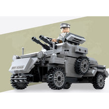 Load image into Gallery viewer, 289PCS Military WW2 Sdkfz 221 Wheeled Armored Vehicle Car Figure Model Toy Building Block Brick Gift Kids
