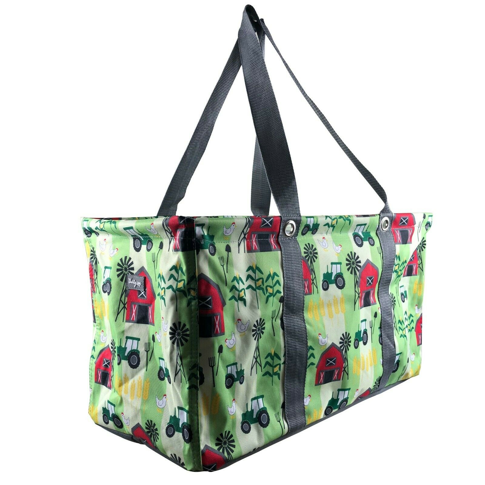 Thirty one Large Utility Tote Beach Picnic Laundry Basket Bag 31