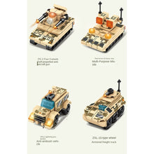 Load image into Gallery viewer, 445PCS Military WW2 8 Sets Tank IFV APC Model Toy Building Block Brick Gift Kids Compatible Lego
