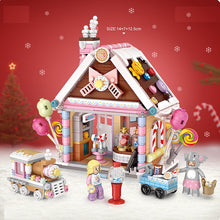 Load image into Gallery viewer, 781PCS Micro Mini Christmas Candy House Shop Store Model Toy Figures Building Block Brick Gift Set Kids New
