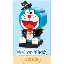 Load image into Gallery viewer, Doraemon Cartoon Comic Mini Figure Minifigure Christmas Construction Action Toy Cute Model Display Building Block Brick Educational Gift Set Kids
