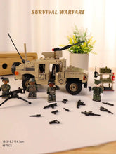 Load image into Gallery viewer, 497PCS Military WW2 M1114 Armored Vehicle Jeep Figure Model Toy Building Block Brick Gift Kids Compatible Lego
