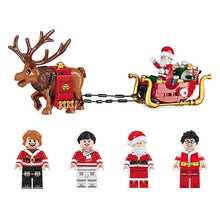 Load image into Gallery viewer, 940PCS Christmas Party Santa Deer Snow House Figures Toy Model Building Block Brick Gift Set Kids New Compatible Lego
