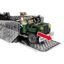 Load image into Gallery viewer, 408PCS Military LCM3 Landing Craft Model Figures Toy Building Block Brick Gift Kids Compatible Lego
