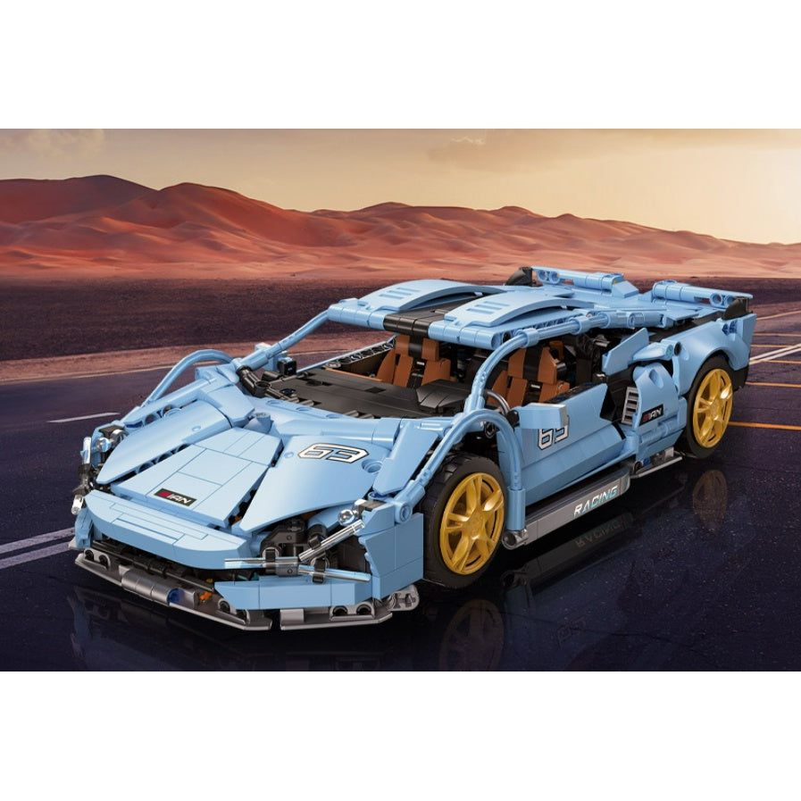 1332PCS MOC Technic Speed Sian Super Racing Sports Car Model Toy Building Block Brick Gift Kids Compatible Lego