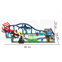 Load image into Gallery viewer, 1308PCS MOC City Funfair Amusement Park Roller Coaster Figure Model Toy Building Block Brick Gift Kids Compatible Lego
