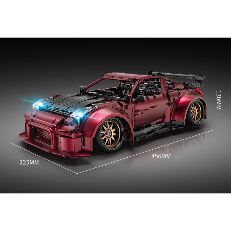 2238PCS MOC Technic Speed 350Z Fairlady Nismo V6 Turbo Racing