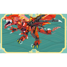 Load image into Gallery viewer, 338PCS MOC Ninja Magna Flame Red Dragon Figure Model Toy Building Block Brick Gift Kids Compatible Lego
