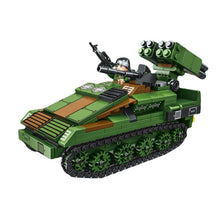 Load image into Gallery viewer, 463PCS Military WW2 2in1 Leopard 2 Main Battle Tank Figure Model Toy Building Block Brick Gift Kids Compatible Lego

