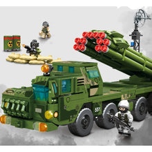 Load image into Gallery viewer, 692PCS Military WW2 Bazooka BM-30 Long Range Rocket Truck Figure Model Toy Building Block Brick Gift Kids Compatible Lego
