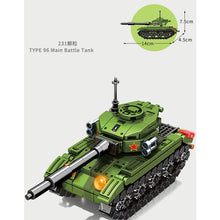 Load image into Gallery viewer, 855PCS Military WW2 4in1 Type 99 Main Battle Tank Figure PHL-03 ZBL-08 IFV Model Toy Building Block Brick Gift Kids Compatible Lego
