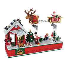 Load image into Gallery viewer, 940PCS Christmas Party Santa Deer Snow House Figures Toy Model Building Block Brick Gift Set Kids New Compatible Lego
