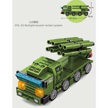 Load image into Gallery viewer, 855PCS Military WW2 4in1 Type 99 Main Battle Tank Figure PHL-03 ZBL-08 IFV Model Toy Building Block Brick Gift Kids Compatible Lego
