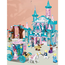Load image into Gallery viewer, 1030PCS MOC Girls Princess Ice Snow Castle Figure Model Toy Building Block Brick Gift Kids Compatible Lego
