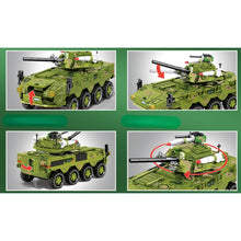 Load image into Gallery viewer, 455PCS MOC Military WW2 ZBL-09 Infantry Fighting Vehicle IFV Figure Model Toy Building Block Brick Gift Kids Compatible Lego

