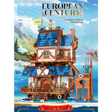 Load image into Gallery viewer, 2450PCS MOC City Street European Century Fishing Store Model Toy Building Block Brick Gift Kids Compatible Lego
