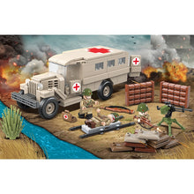 Load image into Gallery viewer, 334PCS Military WW2 GAZ-55 Ambulance Truck Figure Model Toy Building Block Brick Gift Kids Compatible Lego
