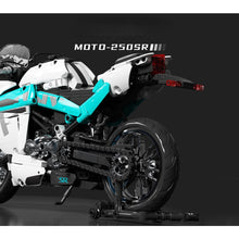 Load image into Gallery viewer, 828PCS MOC Technic Speed 250SR Racing Sports Motorcycle Motor Bike Model Toy Building Block Brick Gift Kids Compatible Lego
