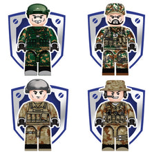 Load image into Gallery viewer, 658PCS Military WW2 4in1 Patriot Missile Truck Vehicle MRAP Stryker IFV HIMARS Figure Model Toy Building Block Brick Gift Kids Compatible Lego
