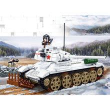 Load image into Gallery viewer, 518PCS MOC Military WW2 T34 85 Medium Tank Figure Model Toy Building Block Brick Gift Kids
