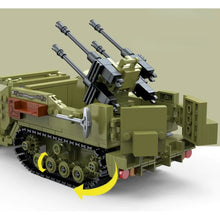 Load image into Gallery viewer, 603PCS Military WW2 M16 MGMC Halftrack Vehicle Figure Model Toy Building Block Brick Gift Kids Compatible Lego
