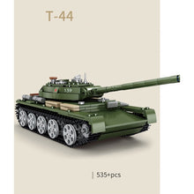Load image into Gallery viewer, 535PCS Military WW2 T-44 Medium Tank Model Figures Building Block Brick Toys Gift Set Kids New Compatible Lego
