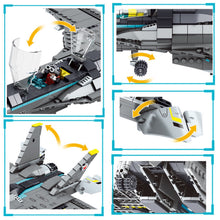 Load image into Gallery viewer, 955PCS Military WW2 Hornet F/A-18 Strike Air Fighter Aircraft Figure Model Toy Building Block Brick Gift Kids Compatible Lego
