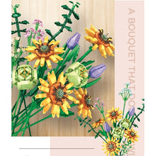 Load image into Gallery viewer, 975PCS Bouquet Flower Floral Model Toy Display Decoration Building Block Brick Gift Set
