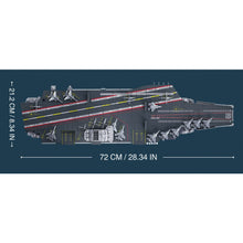 Load image into Gallery viewer, Military WW2 Large 003 PLA NAVY Fujian Aircraft Carrier Ship Model Toy Building Block Brick Gift Kids  1:450
