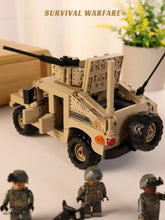 Load image into Gallery viewer, 497PCS Military WW2 M1114 Armored Vehicle Jeep Figure Model Toy Building Block Brick Gift Kids Compatible Lego

