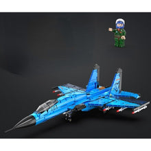 Load image into Gallery viewer, 1481PCS Military WW2 J-15 Air Fighter Plane Figure Model Toy Building Block Brick Gift Kids Compatible Lego
