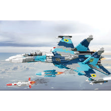 Load image into Gallery viewer, 2332PCS Military WW2 SU-27 Sukhoi Flanker Air Fighter Aircraft Figure Model Toy Building Block Brick Gift Kids Compatible Lego
