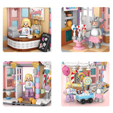 Load image into Gallery viewer, 781PCS Micro Mini Christmas Candy House Shop Store Model Toy Figures Building Block Brick Gift Set Kids New
