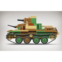 Load image into Gallery viewer, 403PCS Military WW2 Type 92 Heavy Armoured Tank Car Vehicle Figure Model Toy Building Block Brick Gift Kids
