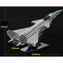 Load image into Gallery viewer, 1748PCS MOC Military J20 Stealth Fighter Jet Figure Model Toy Building Block Brick Gift Kids Compatible Lego
